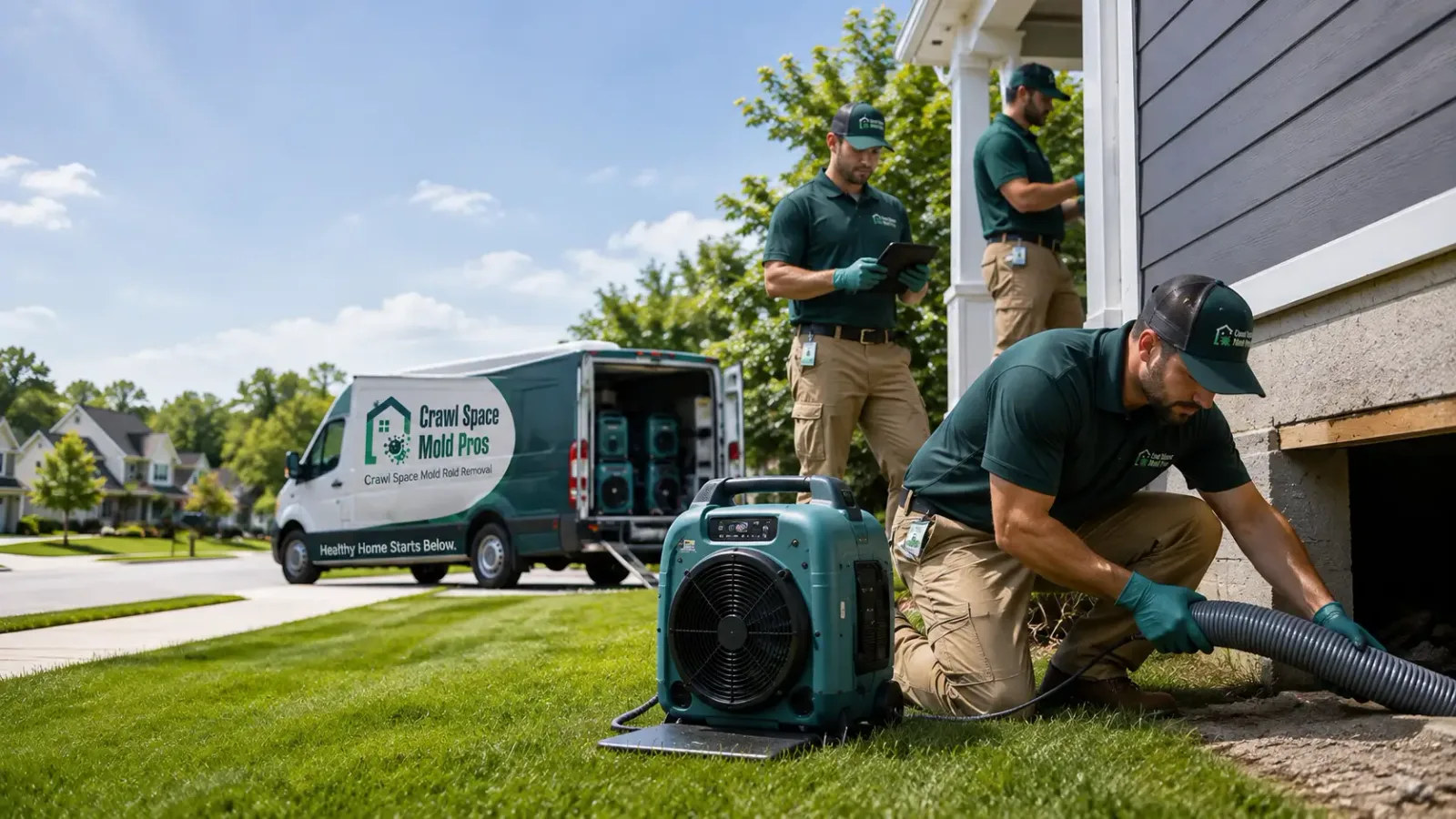 Crawl Space Mold Removal in Kempton, IL